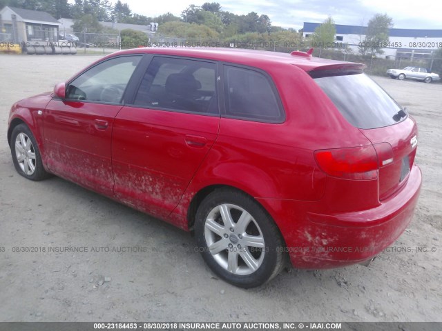 WAUMF78P16A104930 - 2006 AUDI A3 2.0 SPORT RED photo 3