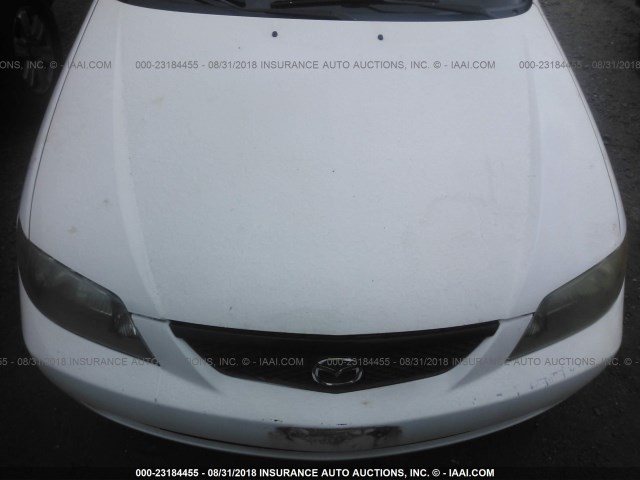 JM1BJ225530170546 - 2003 MAZDA PROTEGE DX/LX/ES WHITE photo 6