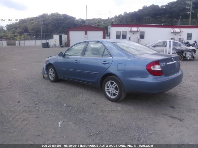 4T1BE30K73U741610 - 2003 TOYOTA CAMRY LE/XLE/SE 蓝色 照片 3