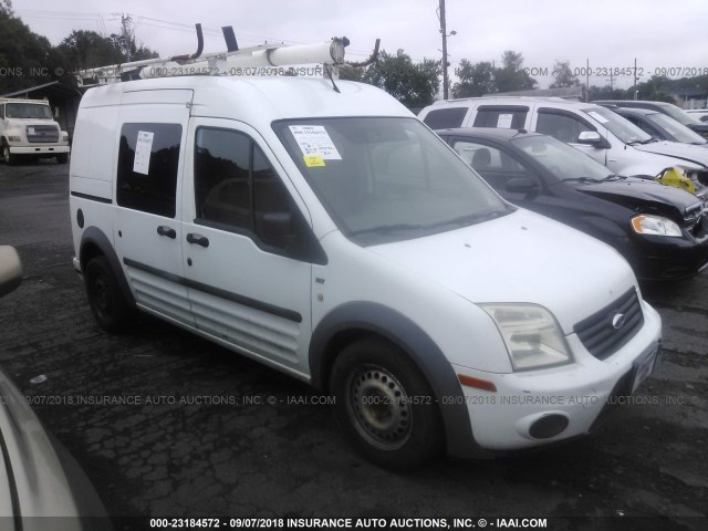 NM0LS7BN6BT043779 - 2011 FORD TRANSIT CONNECT XLT WHITE photo 1