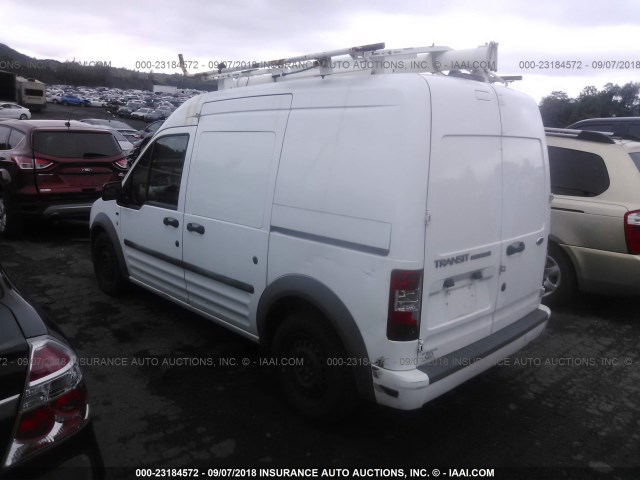 NM0LS7BN6BT043779 - 2011 FORD TRANSIT CONNECT XLT WHITE photo 3