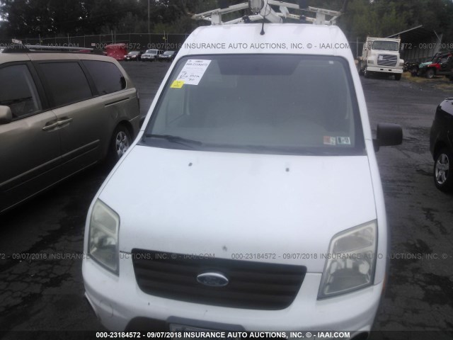 NM0LS7BN6BT043779 - 2011 FORD TRANSIT CONNECT XLT WHITE photo 6