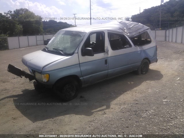 1FMEE11H9PHB33851 - 1993 FORD ECONOLINE E150 SILVER photo 2