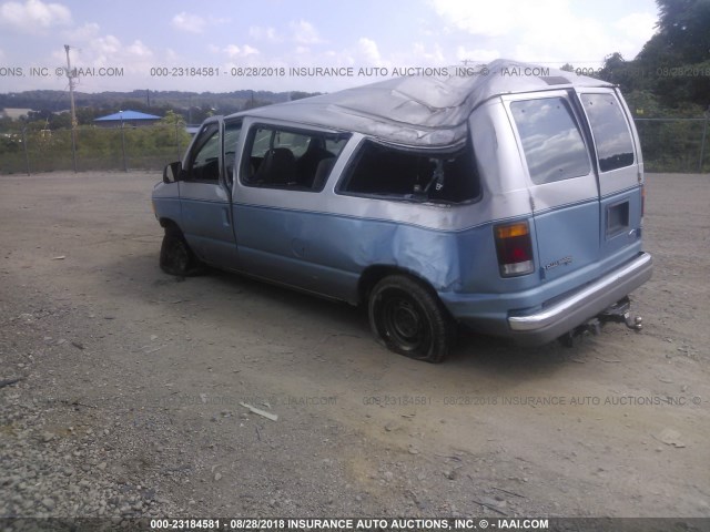 1FMEE11H9PHB33851 - 1993 FORD ECONOLINE E150 SILVER photo 3