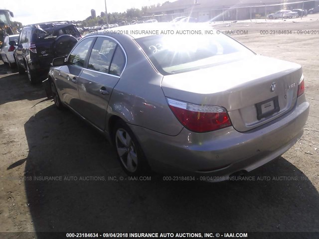 WBANV13568CZ55980 - 2008 BMW 528 XI TAN photo 3