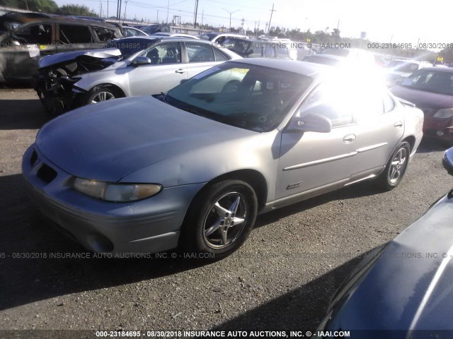 1G2WP5211WF266453 - 1998 PONTIAC GRAND PRIX GTP SILVER photo 2