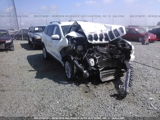 1C4PJMCS7FW773344 - 2015 JEEP CHEROKEE LATITUDE WHITE photo 1