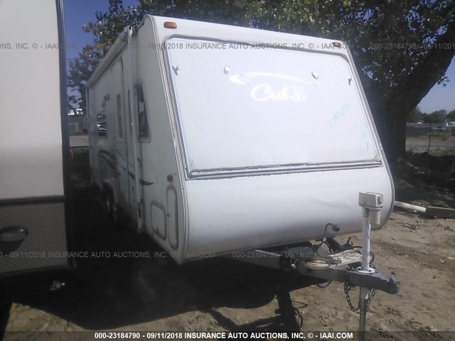 4PXT4232414019054 - 2001 AERO CUB TRAVEL TRAILER  WHITE photo 1