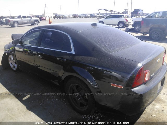 1G1ZB5E01CF194913 - 2012 CHEVROLET MALIBU LS 黑色 照片 3