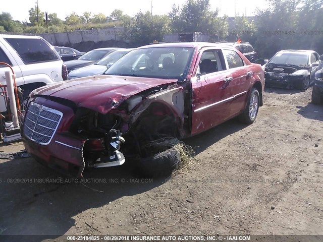 2C3KK53G58H128917 - 2008 CHRYSLER 300 TOURING RED photo 2