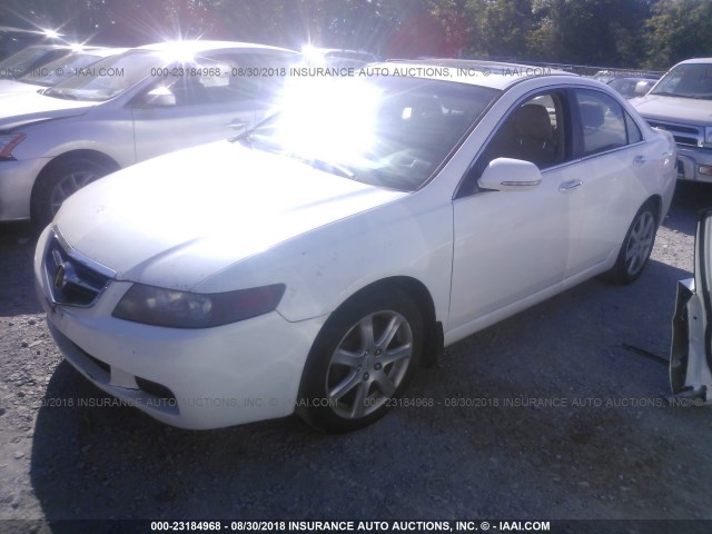 JH4CL96864C022819 - 2004 ACURA TSX WHITE photo 2