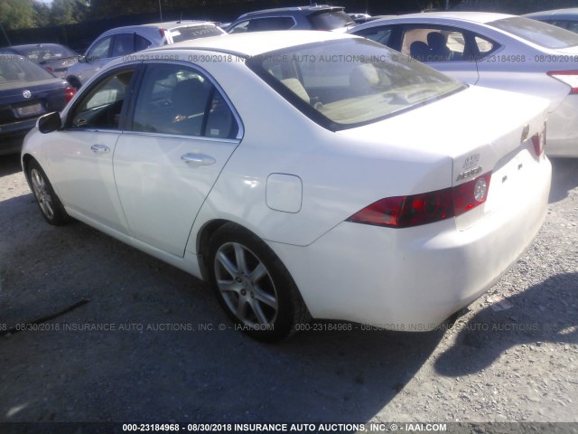 JH4CL96864C022819 - 2004 ACURA TSX WHITE photo 3