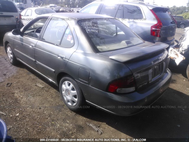 3N1CB51D7YL332766 - 2000 NISSAN SENTRA XE/GXE GRAY photo 3