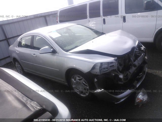 1G1ZH57B39F166696 - 2009 CHEVROLET MALIBU 1LT SILVER photo 1