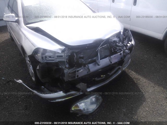 1G1ZH57B39F166696 - 2009 CHEVROLET MALIBU 1LT SILVER photo 6