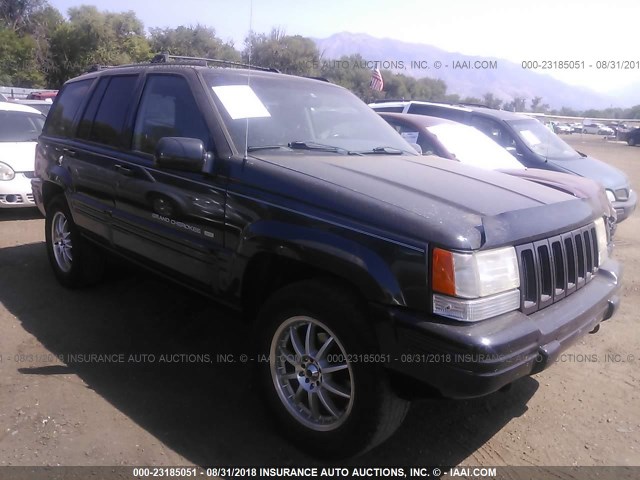 1J4GZ78Y5WC187227 - 1998 JEEP GRAND CHEROKEE LIMITED BLACK photo 1