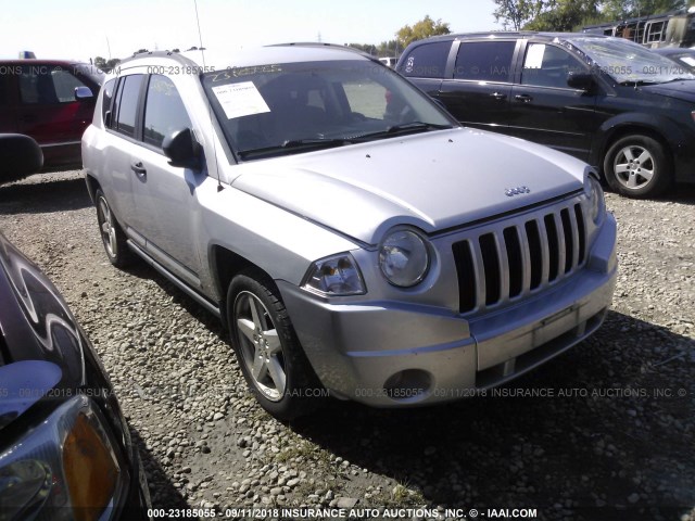 1J8FF57WX7D155912 - 2007 JEEP COMPASS LIMITED SILVER photo 1