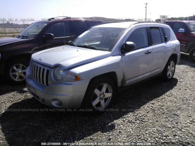 1J8FF57WX7D155912 - 2007 JEEP COMPASS LIMITED SILVER photo 2