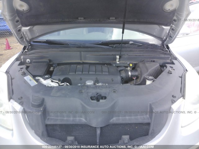 5GAER23DX9J127868 - 2009 BUICK ENCLAVE CXL 银色 照片 10