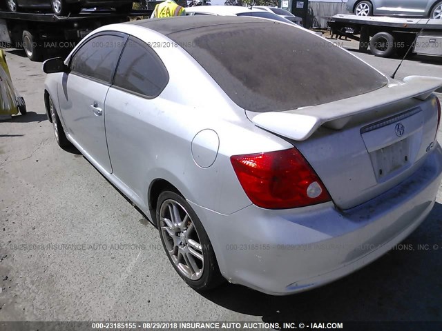 JTKDE177750044511 - 2005 TOYOTA SCION TC 银色 照片 3
