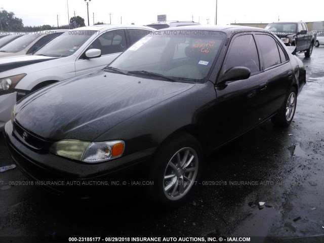 1NXBR12E8XZ291469 - 1999 TOYOTA COROLLA VE/CE/LE BLACK photo 2