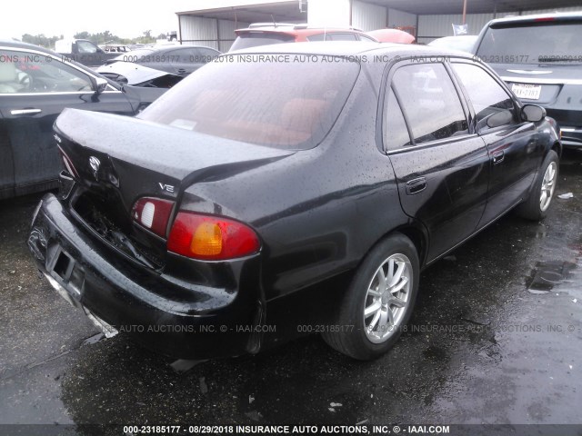 1NXBR12E8XZ291469 - 1999 TOYOTA COROLLA VE/CE/LE BLACK photo 4