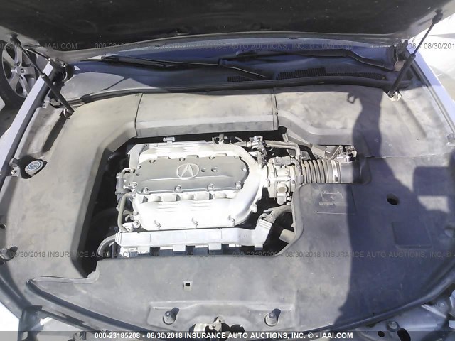 19UUA8F52BA009202 - 2011 ACURA TL SILVER photo 10