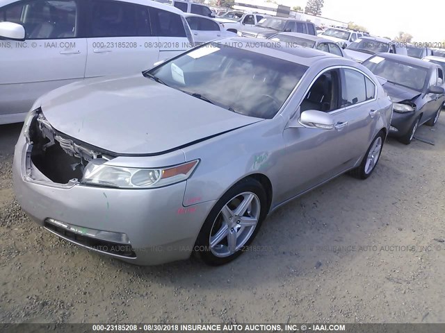 19UUA8F52BA009202 - 2011 ACURA TL SILVER photo 2