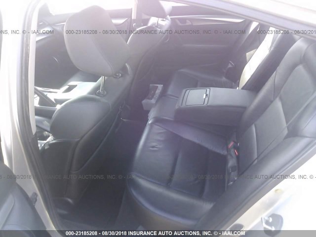 19UUA8F52BA009202 - 2011 ACURA TL SILVER photo 8