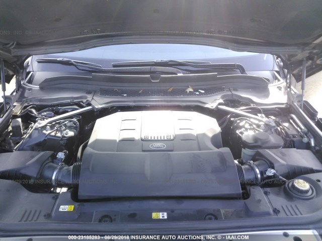 SALGV2EF7GA284345 - 2016 LAND ROVER RANGE ROVER AUTOBIOGRAPHY BLACK photo 10