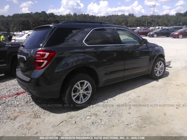 2GNALCEK2H6127799 - 2017 CHEVROLET EQUINOX LT GRAY photo 4