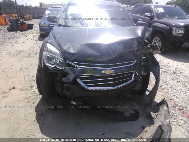 2GNALCEK2H6127799 - 2017 CHEVROLET EQUINOX LT GRAY photo 6