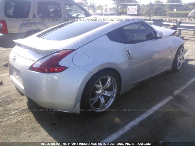 JN1AZ4EH0CM563081 - 2012 NISSAN 370Z TOURING/NISMO SILVER photo 4