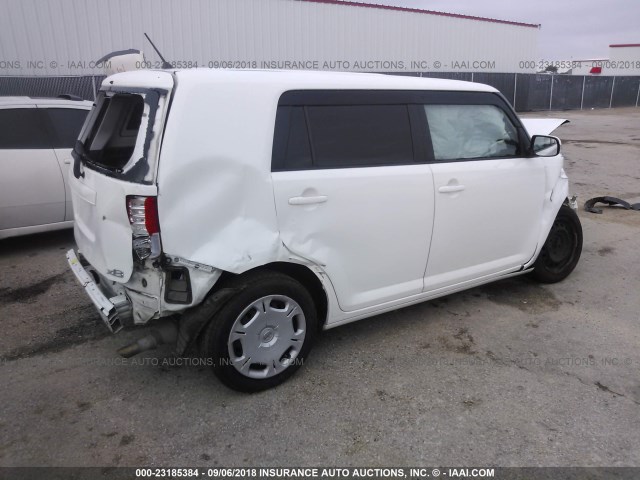JTLZE4FEXC1144838 - 2012 TOYOTA SCION XB Blanco foto 4