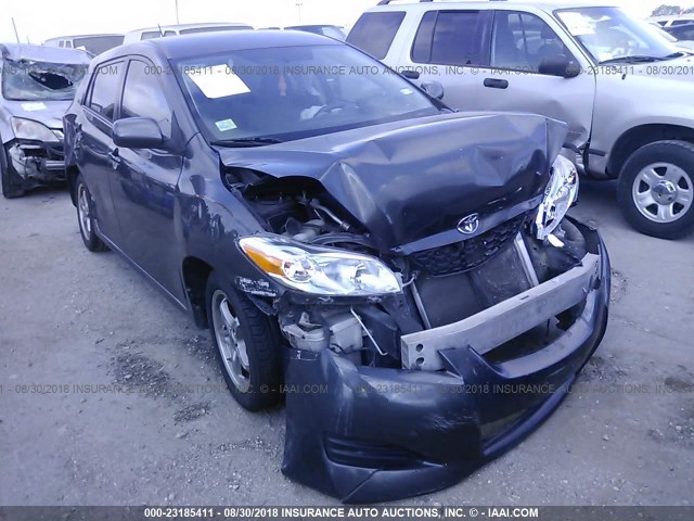 2T1KU40E19C083957 - 2009 TOYOTA COROLLA MATRIX  GRAY photo 1