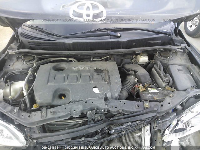 2T1KU40E19C083957 - 2009 TOYOTA COROLLA MATRIX  GRAY photo 10