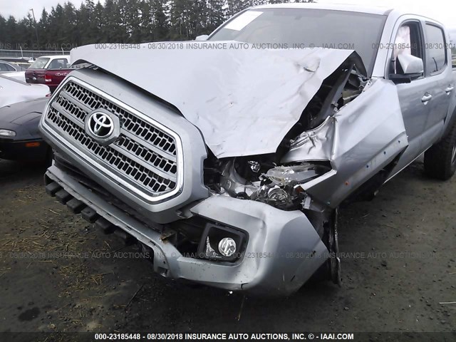 5TFCZ5AN5GX007781 - 2016 TOYOTA TACOMA DBL CAB/SR/SR5/TRD SPT/OR SILVER photo 6