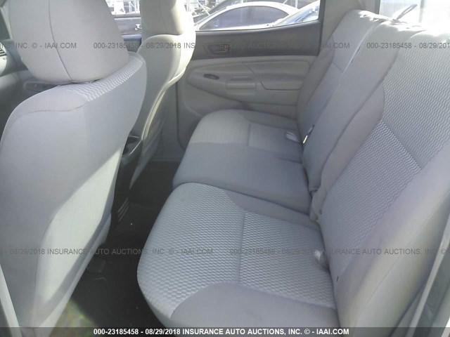 5TFJU4GN4DX039835 - 2013 TOYOTA TACOMA DOUBLE CAB PRERUNNER WHITE photo 8