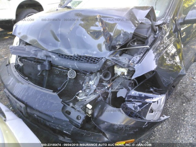 JTKKT604965015154 - 2006 TOYOTA SCION XA შავი ფოტო 6