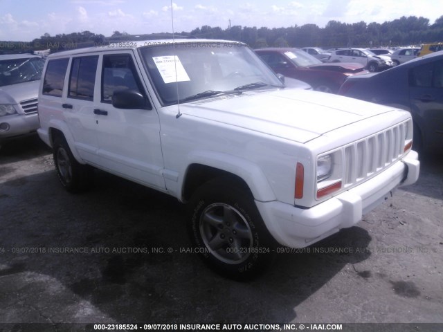 1J4FF68S2XL649027 - 1999 JEEP CHEROKEE SPORT/CLASSIC WHITE photo 1