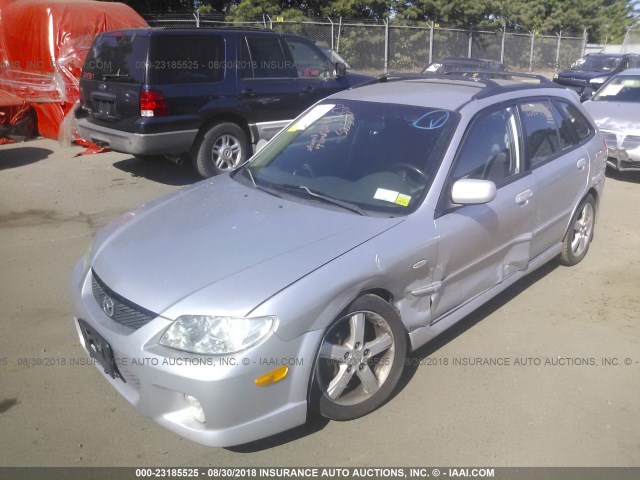 JM1BJ245731206390 - 2003 MAZDA PROTEGE PR5 SILVER photo 2