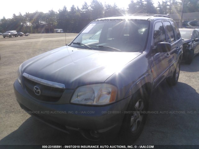 4F2YU08182KM60633 - 2002 MAZDA TRIBUTE LX/ES 灰色 照片 2