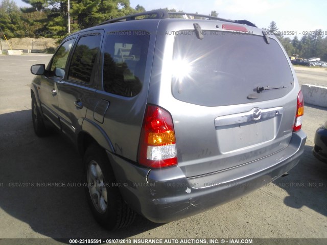 4F2YU08182KM60633 - 2002 MAZDA TRIBUTE LX/ES 灰色 照片 3