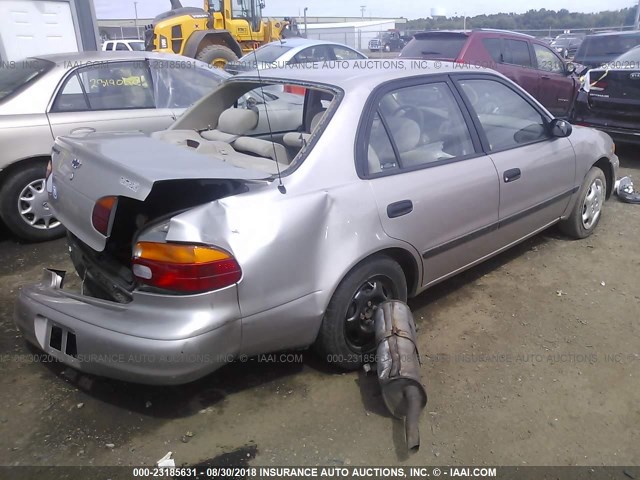 1Y1SK52842Z415447 - 2002 CHEVROLET GEO PRIZM LSI BEIGE photo 4