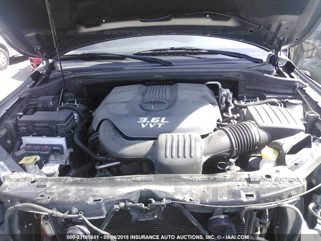 1C4RDJDG6CC261645 - 2012 DODGE DURANGO CREW GRAY photo 10