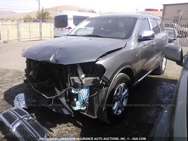 1C4RDJDG6CC261645 - 2012 DODGE DURANGO CREW GRAY photo 2