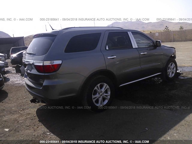 1C4RDJDG6CC261645 - 2012 DODGE DURANGO CREW GRAY photo 4