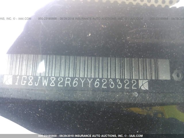 1G8JW82R6YY623322 - 2000 SATURN LW2 GOLD photo 9