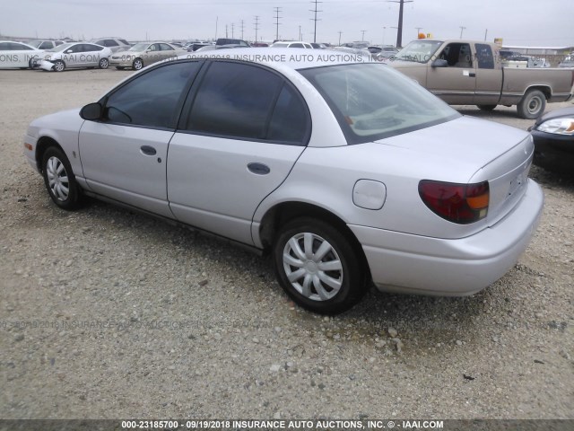 1G8ZH5288YZ250023 - 2000 SATURN SL1 SILVER photo 3