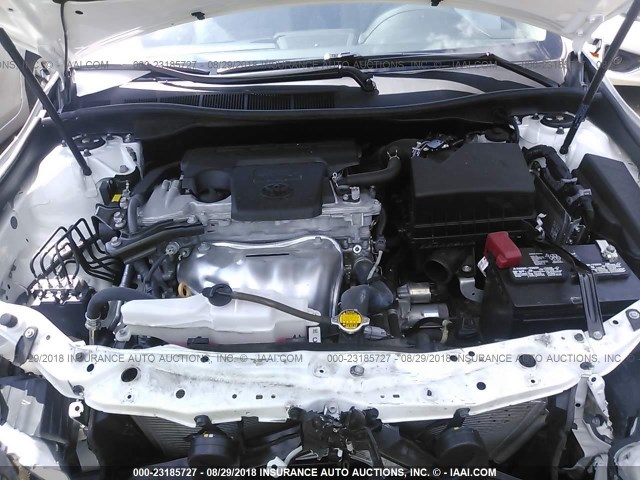 4T4BF1FK1FR497391 - 2015 TOYOTA CAMRY LE/XLE/SE/XSE 白色 照片 10